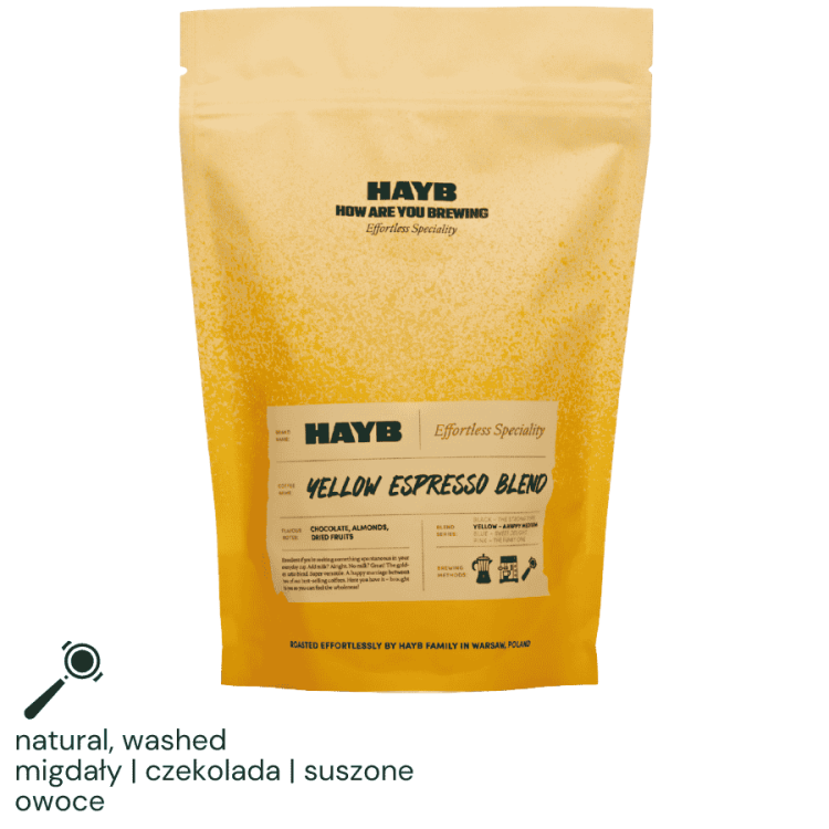 HAYB Yellow Espresso Blend 1kg | CoffeeLove