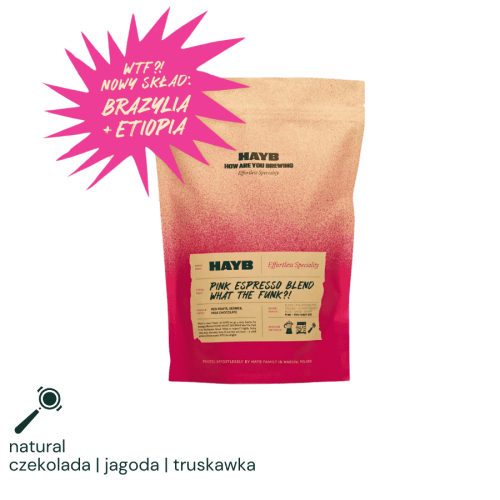 HAYB Pink Espresso Blend WTF 250 g | CoffeeLove