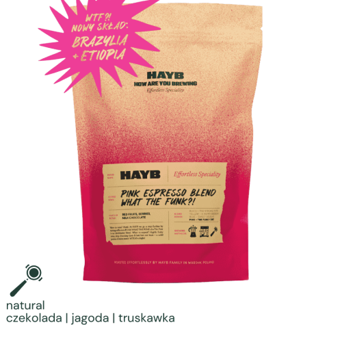 HAYB Pink Espresso Blend WTF 1 kg | CoffeeLove
