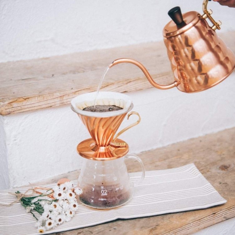 Hario Buono Copper Kettle 0.9 l – czajnik gooseneck miedziany | CoffeeLove