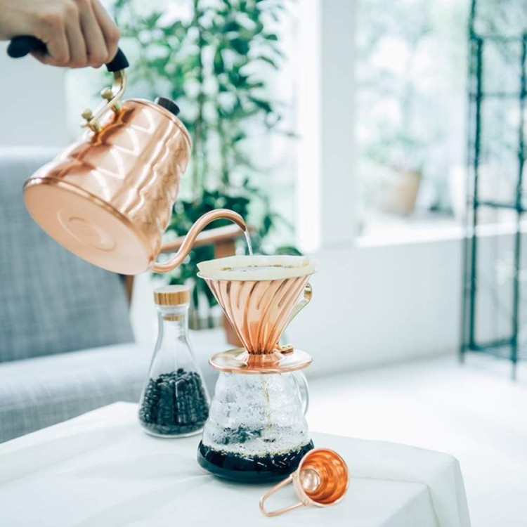Hario Buono Copper Kettle 0.9 l – czajnik gooseneck miedziany | CoffeeLove