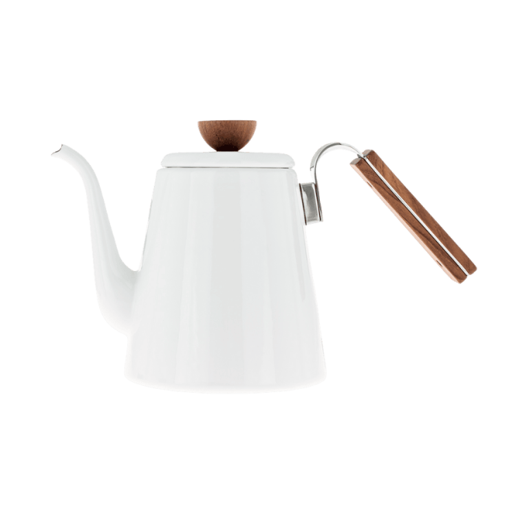 Hario Bona Coffee Enamel Drip Kettle 0,8l 1 | CoffeeLove