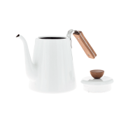 Hario Bona Coffee Enamel Drip Kettle 0,8l 1 | CoffeeLove