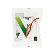 Hario Filtry papierowe białe V60-01 białe 100 sztuk | CoffeeLove