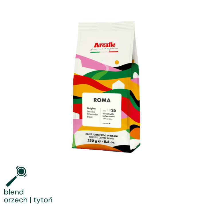 Arcaffe Roma 250g włoska kawa ziarnista | CoffeeLove