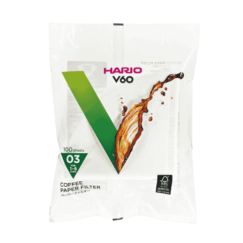 Hario Filtry papierowe białe V60-03 100 sztuk | CoffeeLove