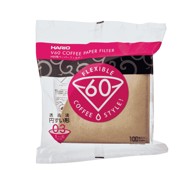 Hario Filtry papierowe brązowe V60-03 100 sztuk | CoffeeLove