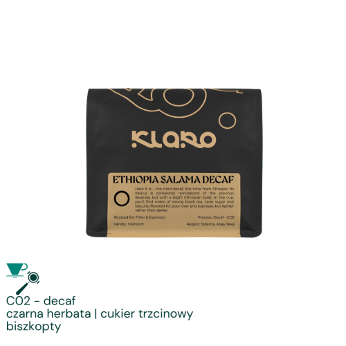 Klaro Etiopia Salema decaf 250 g | CoffeeLove