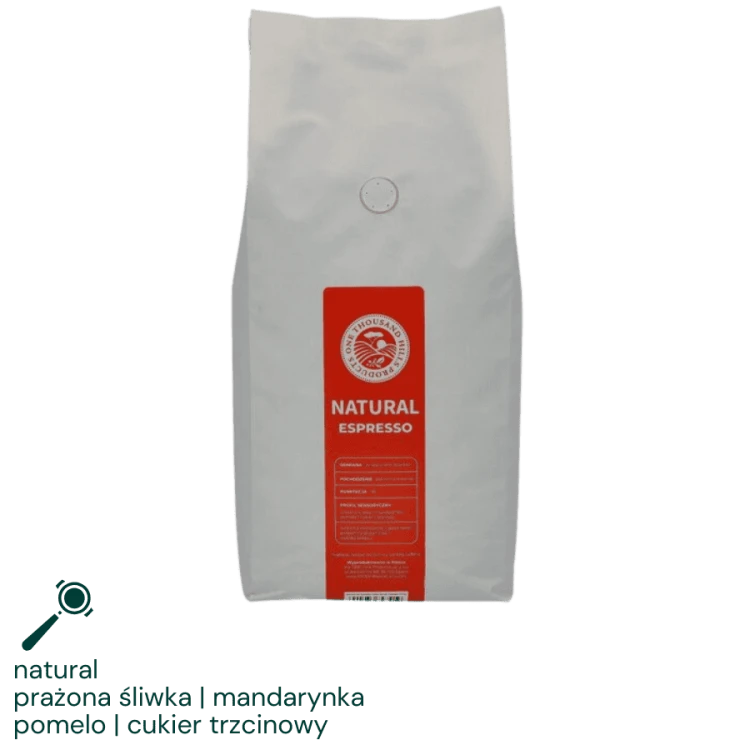 1000 Hills Muhabura Rwanda natural espresso 1 kg | CoffeeLove