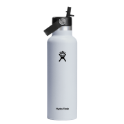 Hydro Flask 621 ml Flex Straw Cap – White | CoffeeLove