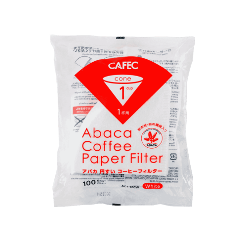 Cafec Abaca Filter Paper 1 100 szt | CoffeeLove