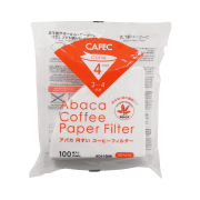 Cafec Abaca Cup 4 filtry białe do V60-02 100 sztuk | CoffeeLove