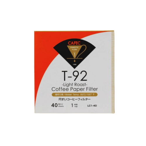 Cafec Light Roast Filter Paper 40 sztuk | CoffeeLove
