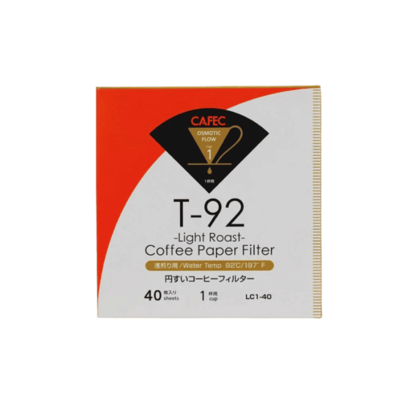 Cafec Light Roast Filter Paper 40 sztuk | CoffeeLove