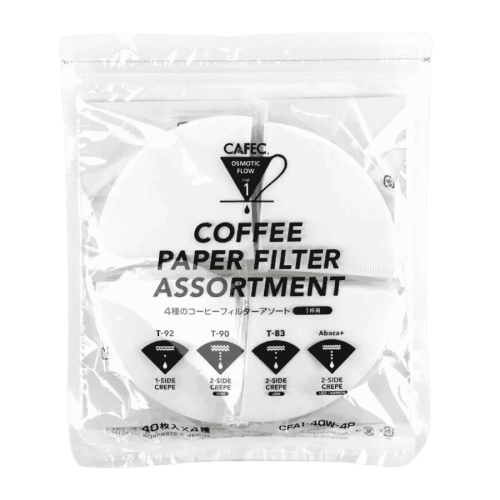 Cafec Coffee Paper Filter assortment Cup 1 | CoffeeLove