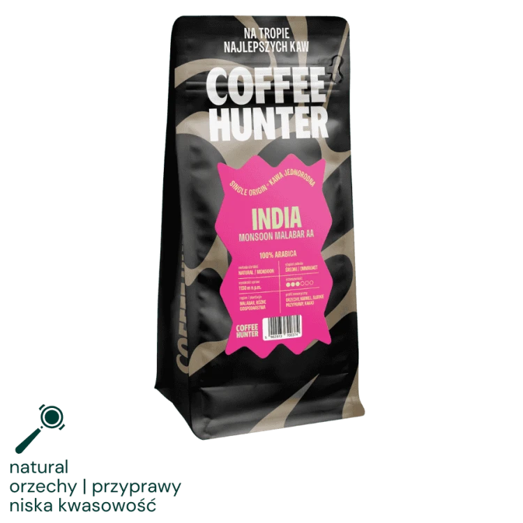 Coffee Hunter Indie Monsoon Malabar 1 kg | CoffeeLove