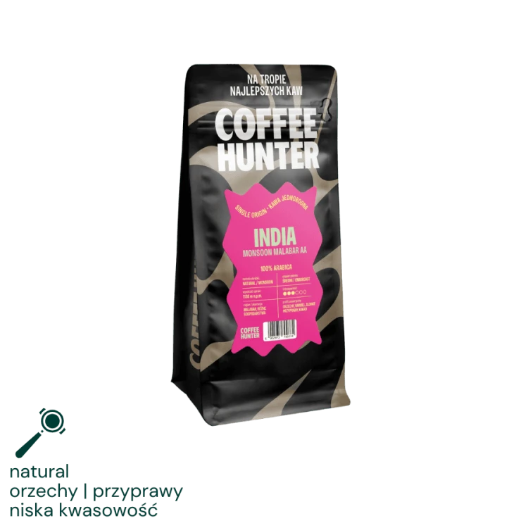 Coffee Hunter Indie Monsoon Malabar 250 g | CoffeeLove