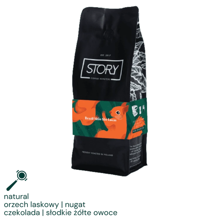 Story Coffee Brazil Sitio Sāo Lucas espresso 1 kg | CoffeeLove