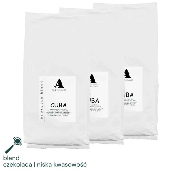 Zestaw Audun Cuba Blend 3 x 1 kg | CoffeeLove