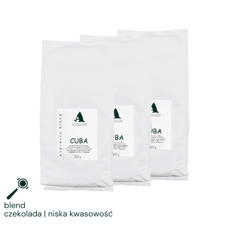 Zestaw Audun Cuba Blend Espresso 3x500g | CoffeeLove