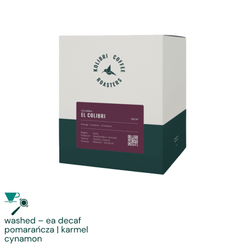 Kolibri Kolumbia El Colibri decaf omniroast 250 g | CoffeeLove