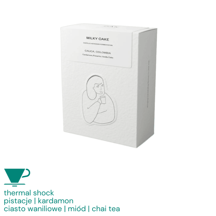 DAK Colombia Milky Cake filtr 250g | CoffeeLove