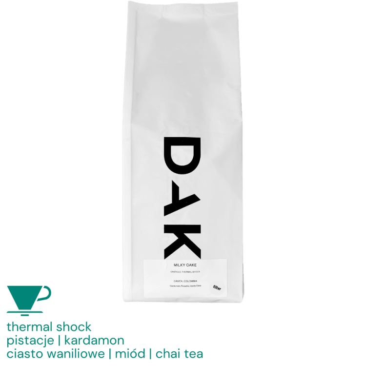 DAK Colombia Milky Cake filtr 1kg | CoffeeLove