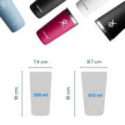 Hydro Flask tumbler 354 ml vs 473 ml | CoffeeLove