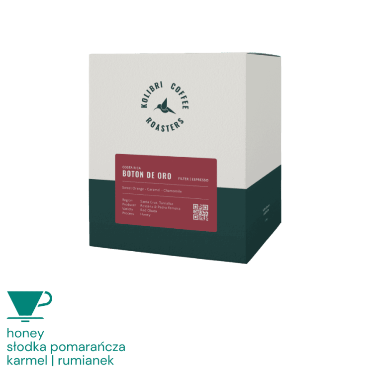 Kolibri Kostaryka Botón de Oro 250 g | CoffeeLove
