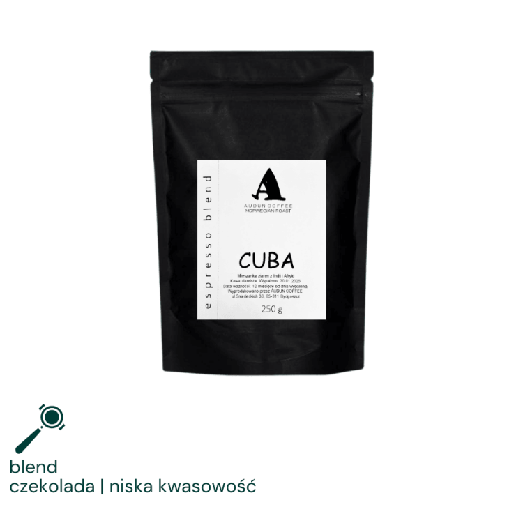 Audun Cuba Blend Espresso 250 g | CoffeeLove