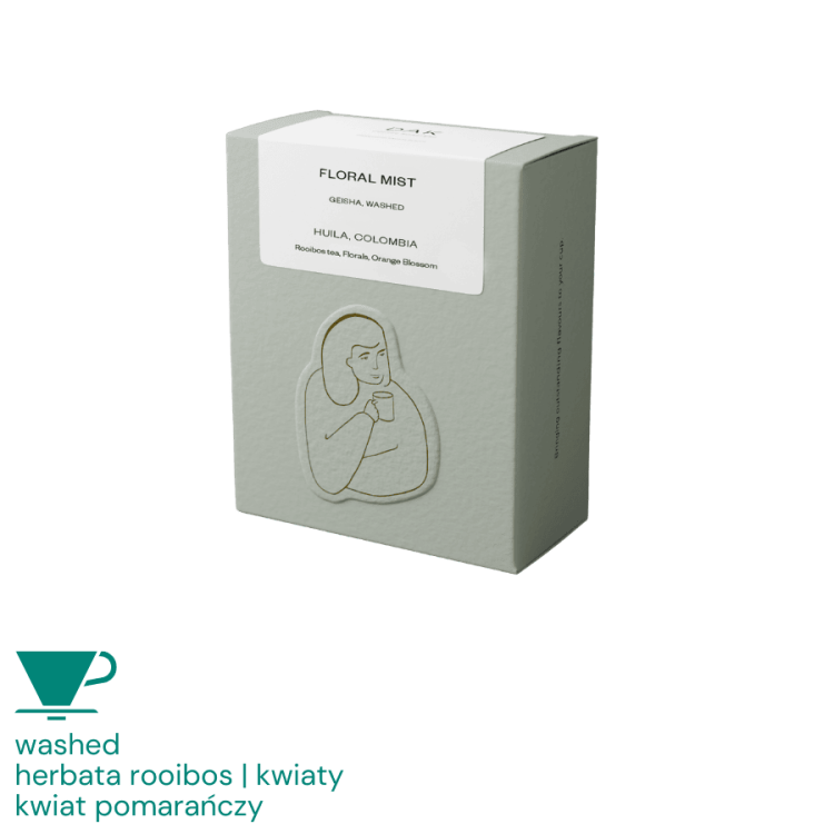 DAK Coffee Kolumbia Floral Mist filtr 125 g | CoffeeLove