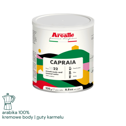 Arcaffe Capraia 250g mielona puszka | CoffeeLove