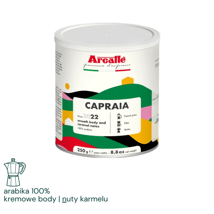 Arcaffe Capraia 250g mielona puszka | CoffeeLove