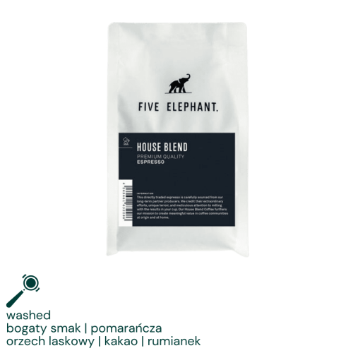 Five Elephant House Blend espresso 250g | CoffeeLove