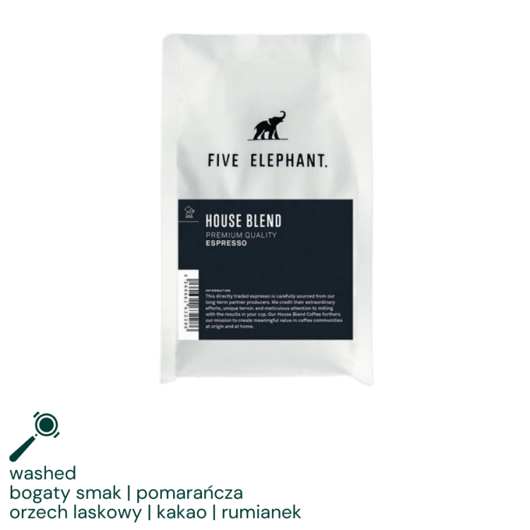 Five Elephant House Blend espresso 250g | CoffeeLove