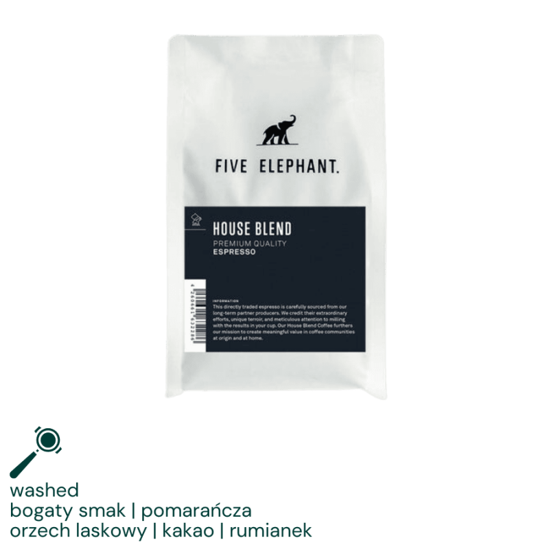 Five Elephant House Blend espresso 250g | CoffeeLove