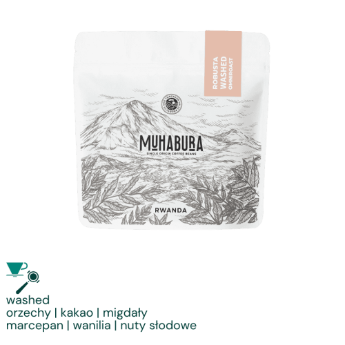 1000 Hills Muhabura Robusta washed omniroast 400 g kawa ziarnista Speciality | CoffeeLove
