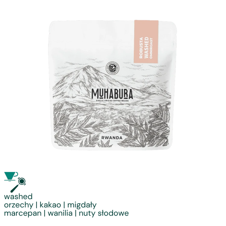 1000 Hills Muhabura Robusta washed omniroast 400 g kawa ziarnista Speciality | CoffeeLove
