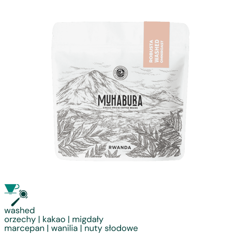 1000 Hills Muhabura Robusta washed omniroast 400 g kawa ziarnista Speciality | CoffeeLove