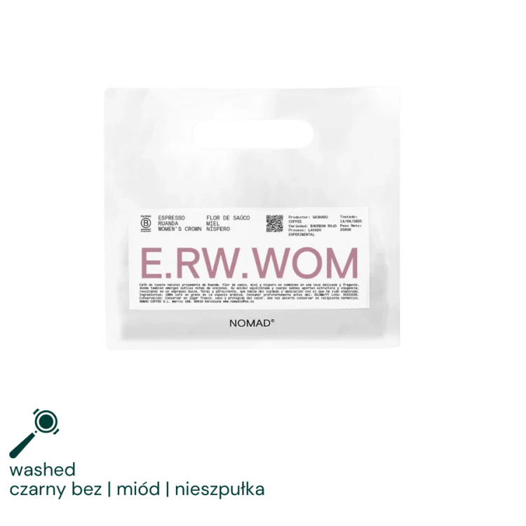 Nomad Coffee Rwanda Women's Crown 250 g | CoffeeLove