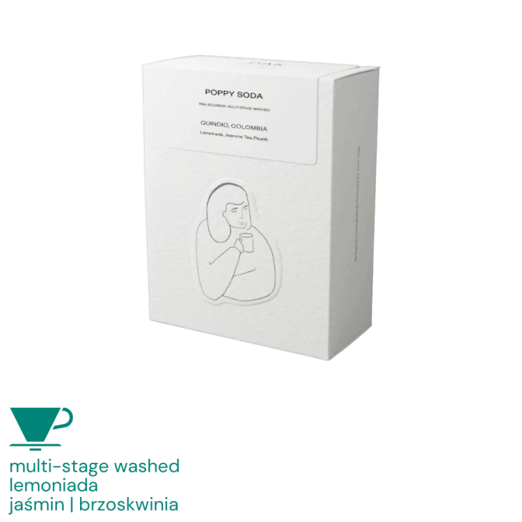 DAK Kolumbia Poppy Soda filtr 250 g | CoffeeLove