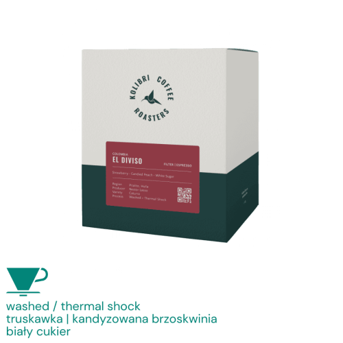 Kolibri Kolumbia El Diviso filter 250 g | CoffeeLove