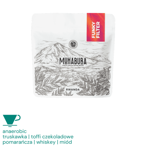 1000 Hills Muhabura Rwanda funky filtr 250g kawa ziarnista Speciality | CoffeeLove