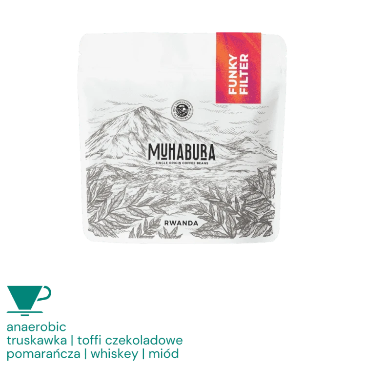 1000 Hills Muhabura Rwanda funky filtr 250g kawa ziarnista Speciality | CoffeeLove