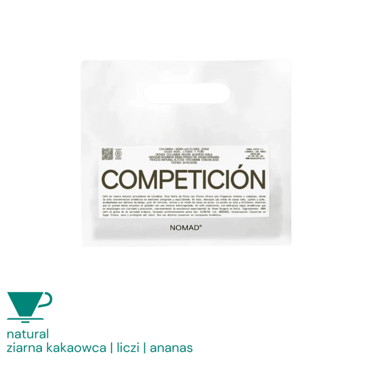 Nomad Coffee Kolumbia Sidra Las Flores filtr 250 g | CoffeeLove