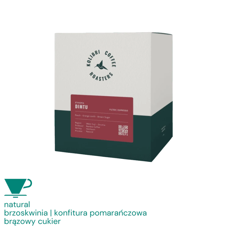 Kolibri Etiopia Dimtu filter 250 g | CoffeeLove