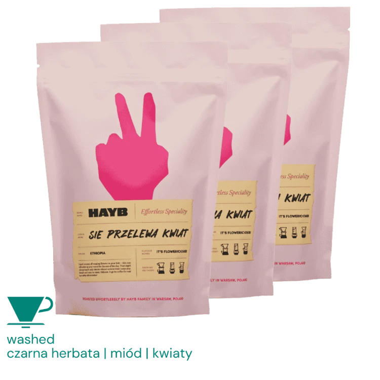 HAYB Się Przelewa Kwiat filtr Zestaw 3 x 1 kg | CoffeeLove