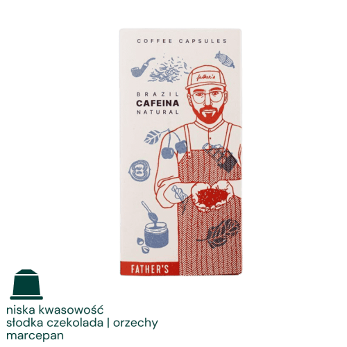 Father's Coffee Brazil Cafeina capsules 10 szt | CoffeeLove