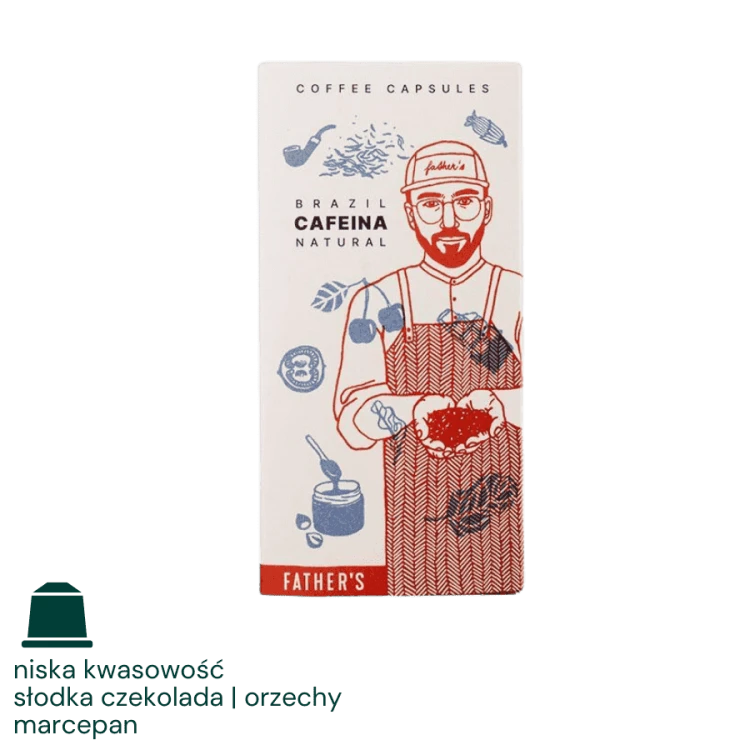 Father's Coffee Brazil Cafeina capsules 10 szt | CoffeeLove