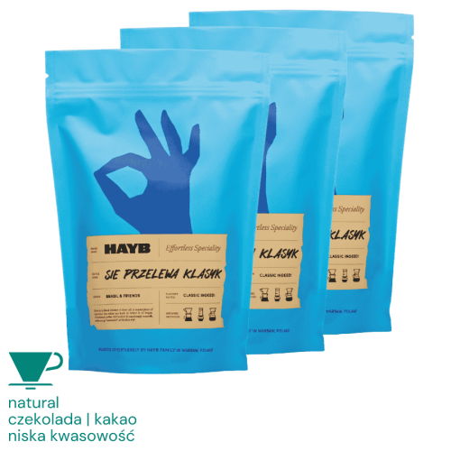 HAYB Się Przelewa Klasyk filtr zestaw 3 x 1 kg | CoffeeLove